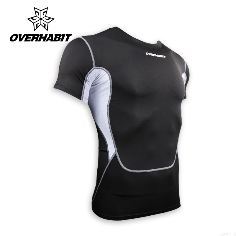 JG Army Cotong Summer Short Sleeve Speed Dry Tight Fit Men Basketball Sports Fitness Blouse Gear-Taobao