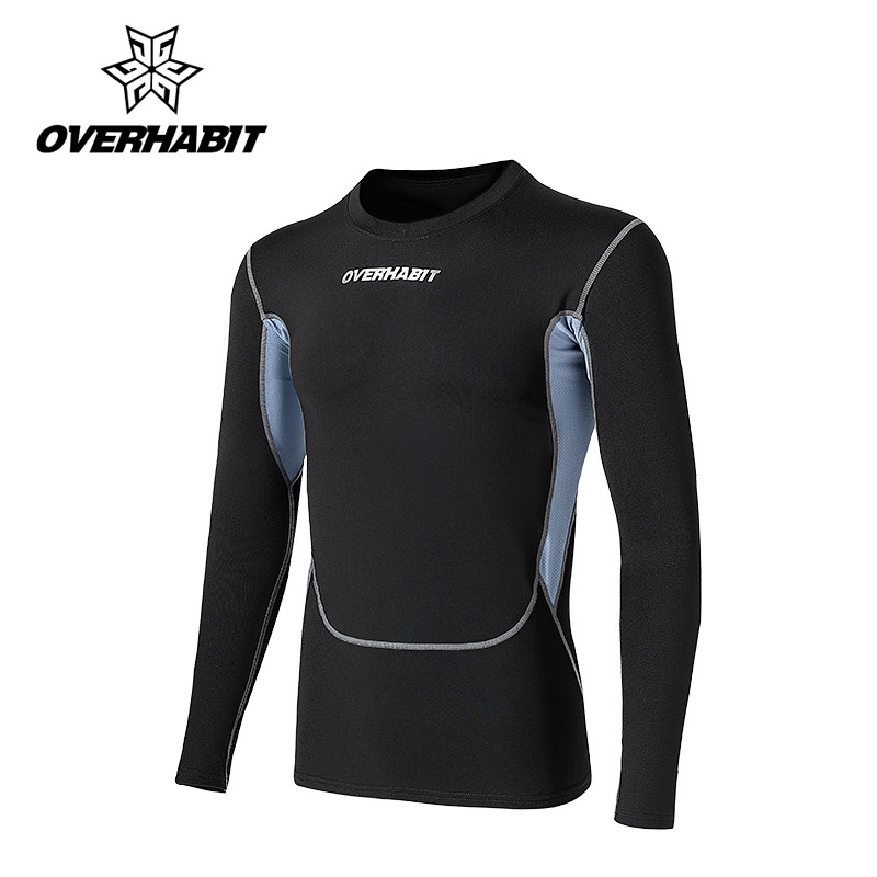 JG Military Cotong Autumn Winter Running Sports Training Fitness Clothing Speed Dry Elastic Basketball Spandex With a Long sleeves Tight Fit