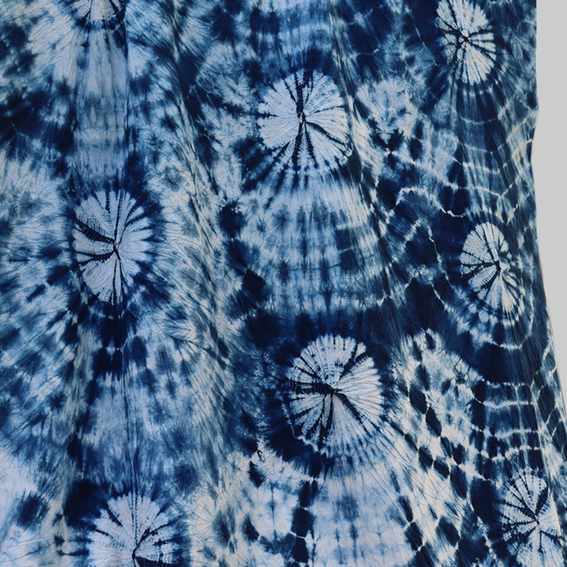 Dali Bai handmade tie-dye fabric inn background decoration blue dyed cloth tablecloth tea seat diy clothing fabric