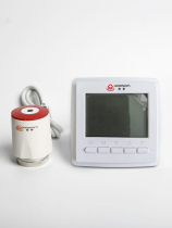 Floor heating water distributor electric actuator floor heating pipe temperature control panel room temperature control and flow adjustment intelligent electric valve