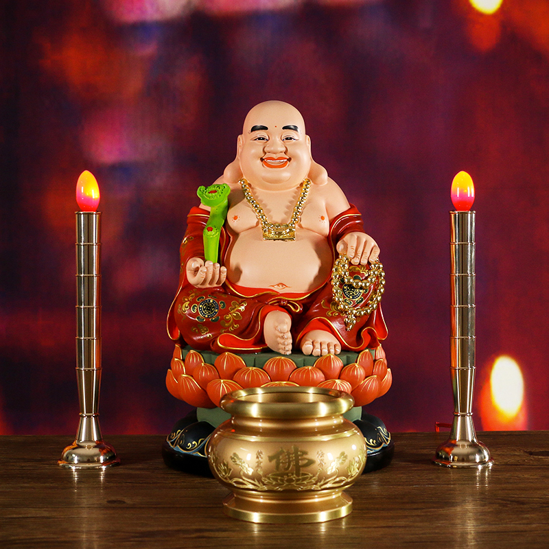 Electric candleholder pendulum-piece copper alloy plug-in electric candle lamp for the Buddha in front of the lamp Buddha for lanterns and lanterns for the home Guan Changming lamp