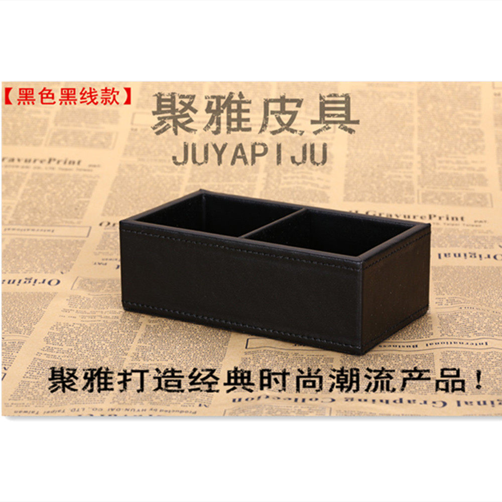 Eurostyle Business Hotel Guest House Leather Tea Box Classic Curry Business Office Single G Coffee Bag Containing Box