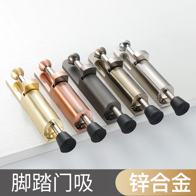 Non-perforated door system Extended foot door suction Door brake Door locator Foot door suction Fixed at any angle