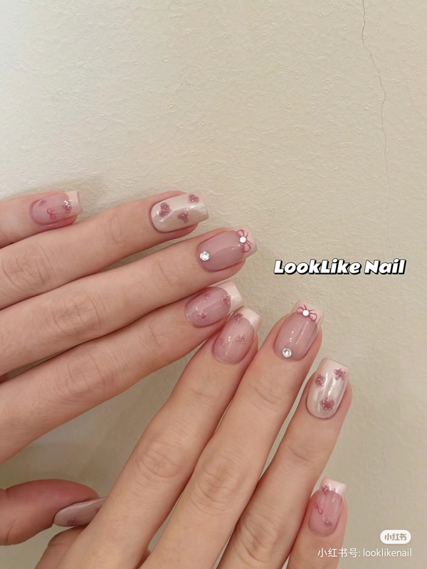 Popular Recommendation: Handmade Wearable Nail Art, Pink Heart, Medium and Short Styles, 2023 New Nail Patches, Removable Popular Recommendation: Handmade Wearable Nail Art, Pink Heart, Medium and Short Styles, 2023 New Nail Patches, Removable