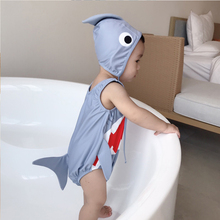 宝宝连体泳衣儿童鲨鱼游泳装