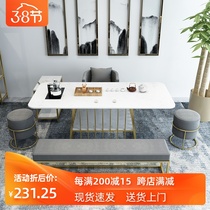 Household tea table and chair tea table tea set simple set modern combination light luxury table tea table small tea table