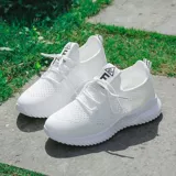 Белые туфли, дышащая летняя танцующая спортивная обувь, мягкая подошва, 2022