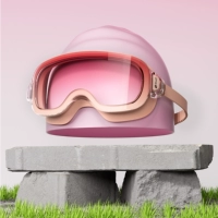 Комплект для плавания, силиконовая плавательная шапочка, градиент