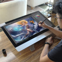 Mo language E27 pen screen Hand-painted screen painting all-in-one computer professional animation electronic LCD screen drawing board