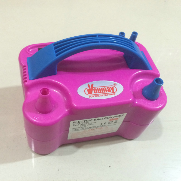 Electric pump Portable automatic pump Pump tool Double hole outlet A variety of helium blowing balloon machine