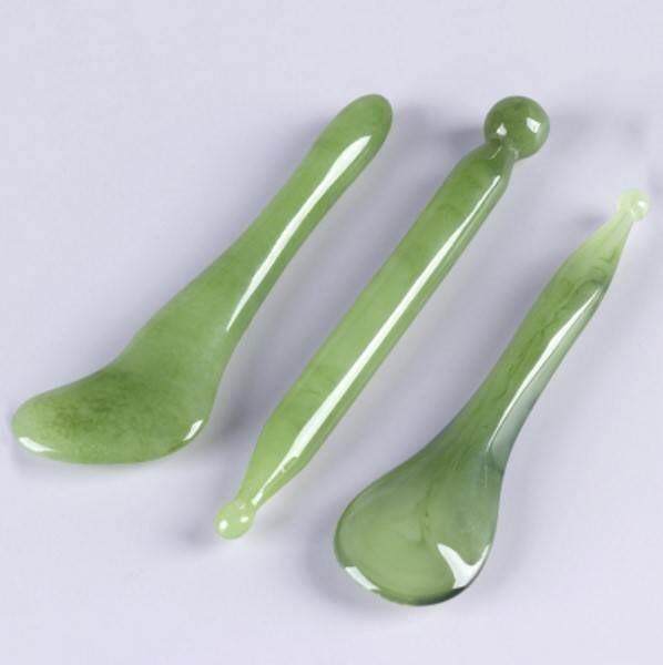 Dial bar facial beauty scraping board whole body pull meridian beeswax comb acupoint pen acupoint foot massage tool