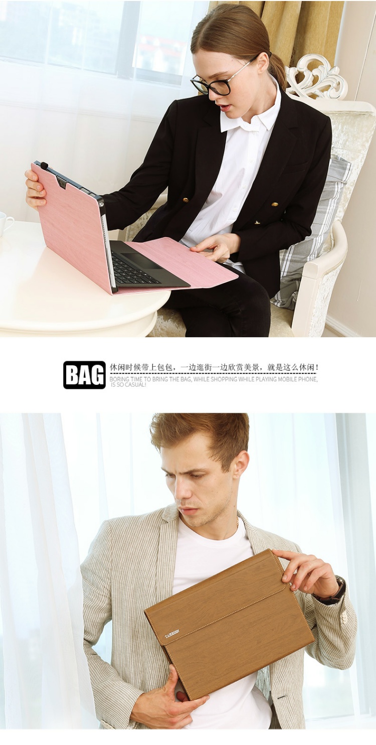 Bao da Microsoft Surface 3 bảo vệ bề mặt 3 túi đựng máy tính bảng bên trong 10,8 inch