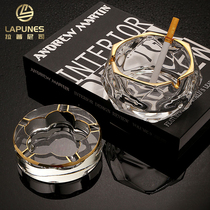 Lapunes light luxury simple creative crystal glass multifunctional ashtray home modern living room coffee table office