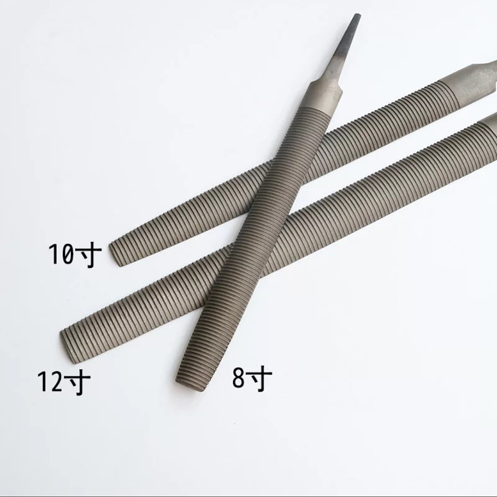 Ножовка 沪工半圆钢锉钳工锉刀金属打磨修毛刺工具整形锉6寸到16寸半圆锉