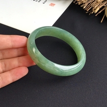 Ruyi Bao Jade preferred store natural A-goods jade jade bracelet Myanmar lake green 59 circles are full of green jade