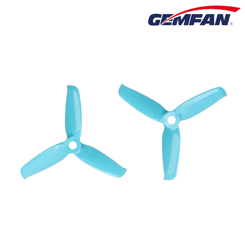 Dry Feng GEMFAN 3052 Three-leaf color paddle traversing the machine propeller High efficiency Mini small four-axis 3-inch paddle