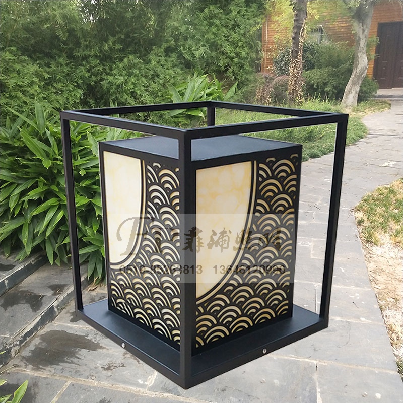 Special price characteristic LED20W waterproof column head lamp wall lamp imitation cloud stone garden column head lamp Community patio gate lamp