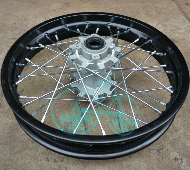 Phụ kiện xe mô tô, đua tốc độ cao để tăng cường cho trung tâm lắp ráp trung tâm phía sau 90 / 100-14 / 16/18 inch - Vành xe máy bánh mâm xe máy wave