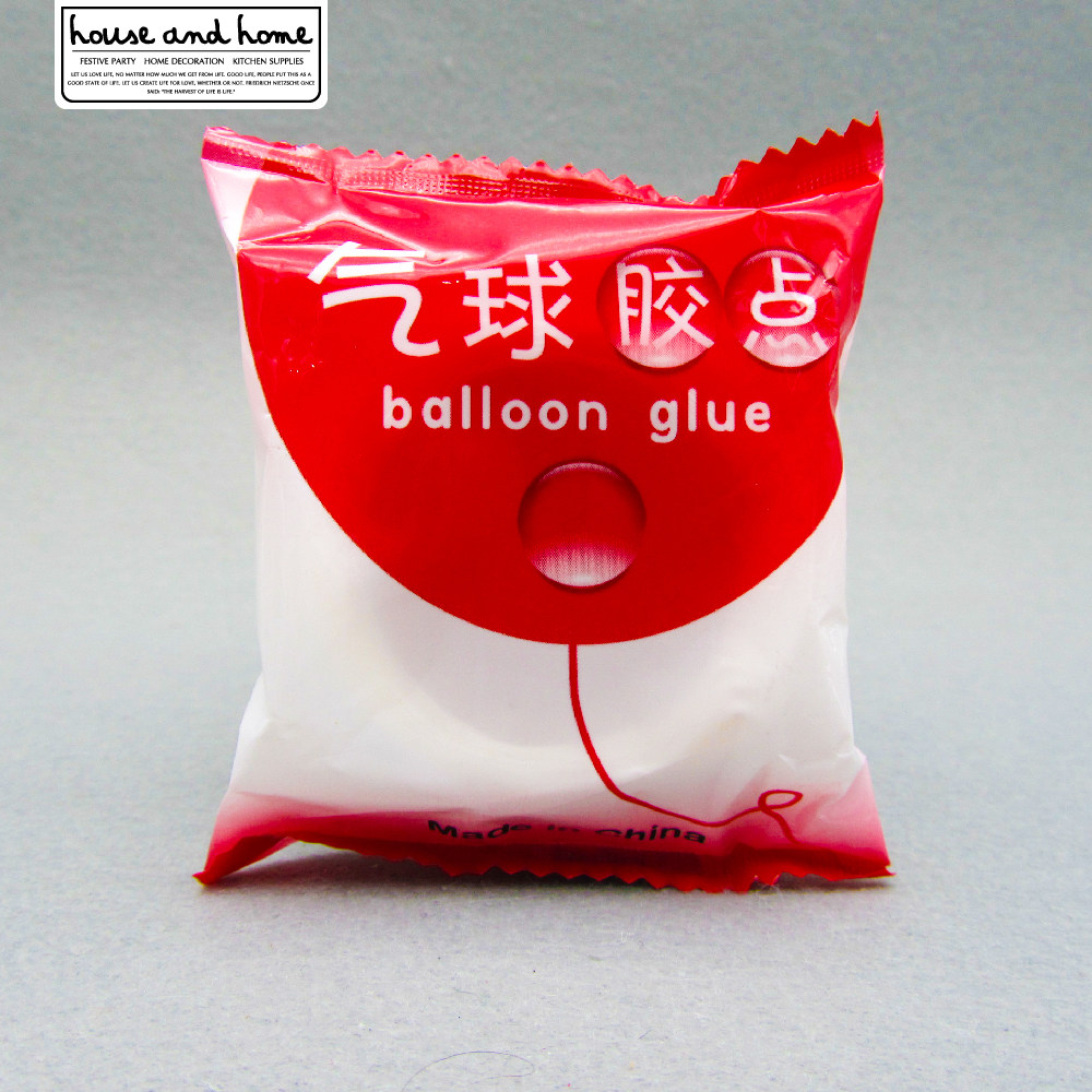 Balloon Versatile no-scratched glue point sticker removable glue grain round point gum patch without glue Birthday Wedding house Decorative Arrangement