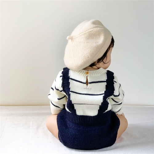 Брендовый осенний трикотажный комплект подходит для мужчин и женщин для девочек, лонгслив, боди для раннего возраста