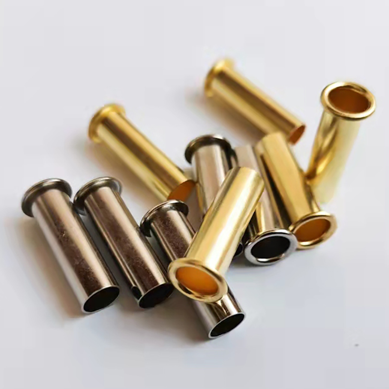 Brass tube hollow rivets 1 5*3 4 spot copper aluminum tailored chicken eye non-standard shaft sleeve 2*11 4