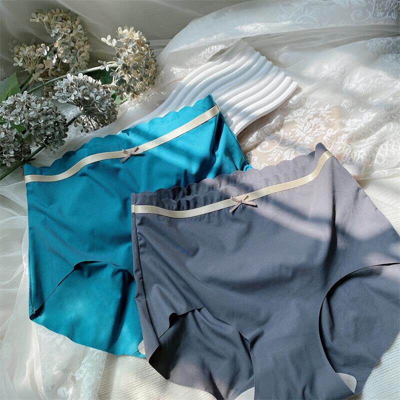 Large yards of pants and fat MM200 pounds of silk antibacterial crotch without mark 3D peach hips high waist