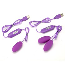 Automatic control double vibration usb frequency conversion single and double egg jumping in-line charging sm female adult sex products