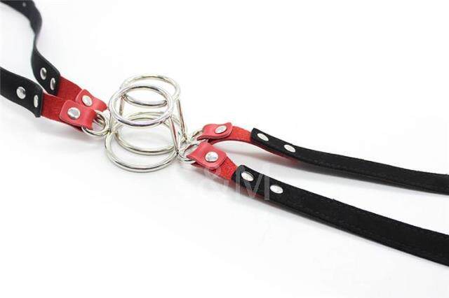 Blowjob mouth gal stainless steel dildo ring mouth plug sm mouth string mouth charming sex toys female couple mouth deep throat