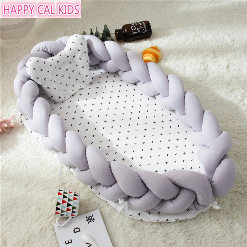 Portable bed in bed baby crib Folding Newborn Sleeping bed multifunction bionic bb bed anti-press