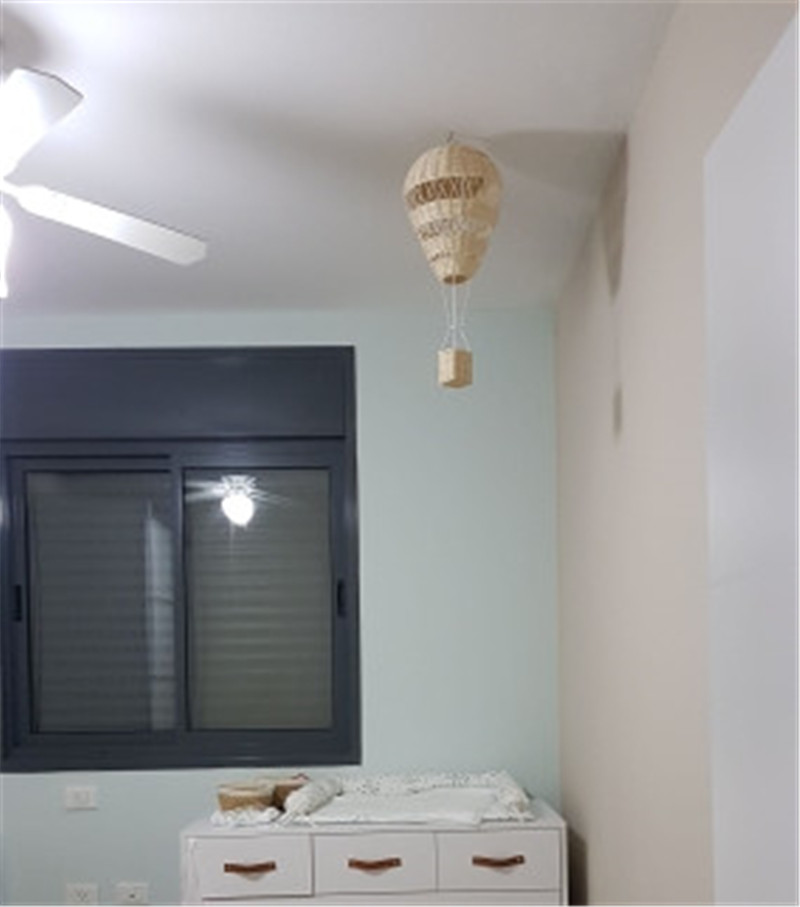 INS style hand woven real rattan hot air balloon for children's room photography display and home decoration equipment_voghion.com