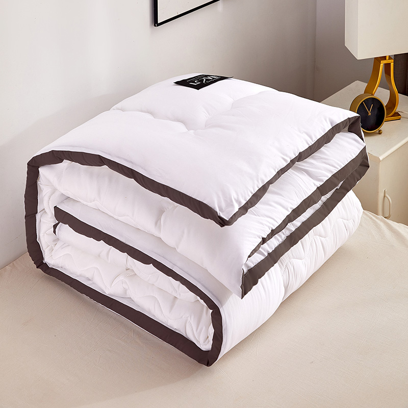 Quilt dormitory single student air-conditioning quilt core four seasons universal spring, autumn and winter quilt silk cotton quilt double warm thick