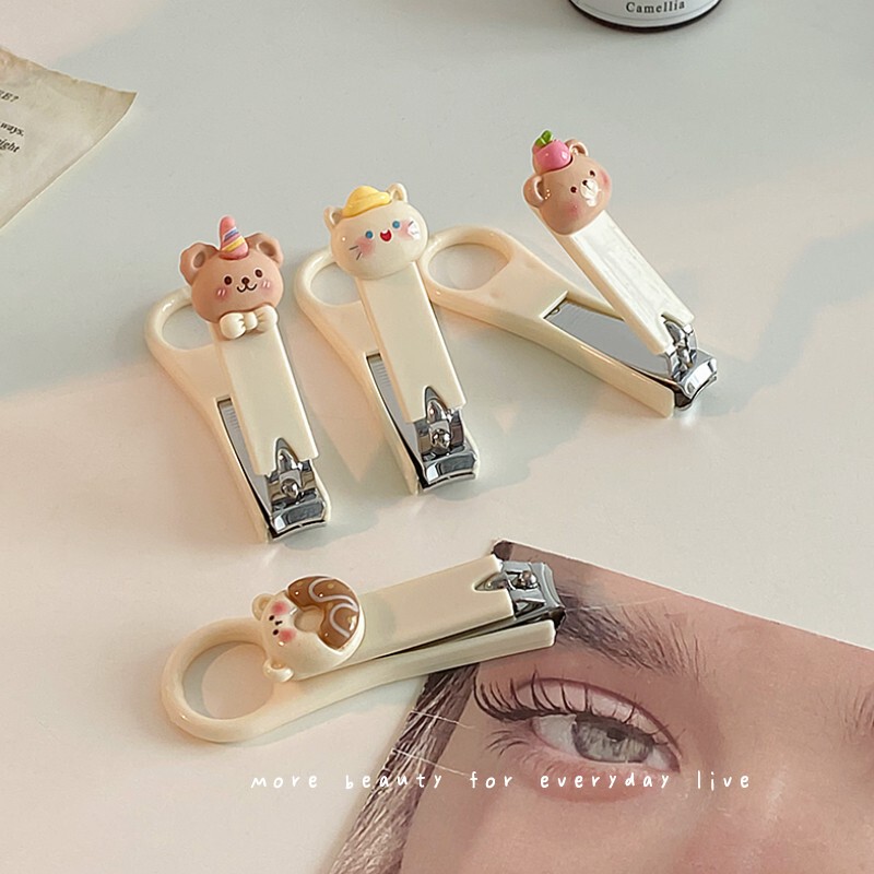 Cute Cartoon Nail Clippers Portable Stainless Steel Household Small Children's Flat Nail Clipper Set Cute Cartoon Nail Clippers Portable Stainless Steel Household Small Children's Flat Nail Clipper Set