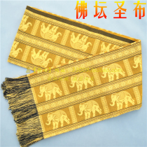 Thai Buddhist altar holy cloth Buddha kneeling mat embroidery pattern sheets silk Buddha altar essential Buddha statues