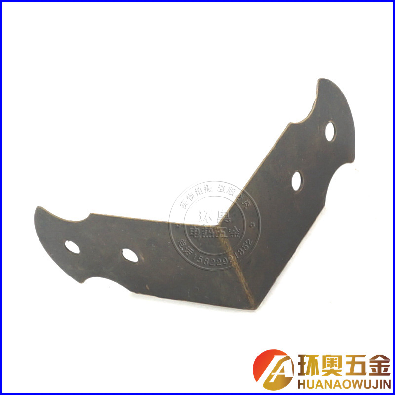 Gift Box Accessories Wooden Box Wrapping edge Gift box Wooden Box Wine Box Corner Code Big Bag Strips Green Ancient Bronze Color