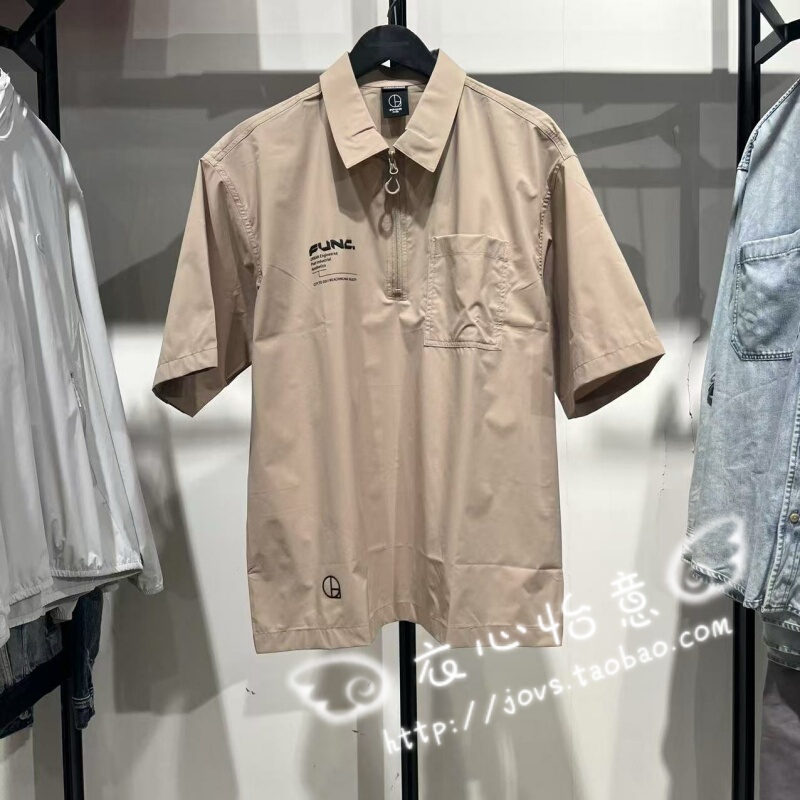 Jack Jones Jack Jones Fashionable and Versatile Workwear Loose-Fitting Men's Short-Sleeved Shirt 224104001
