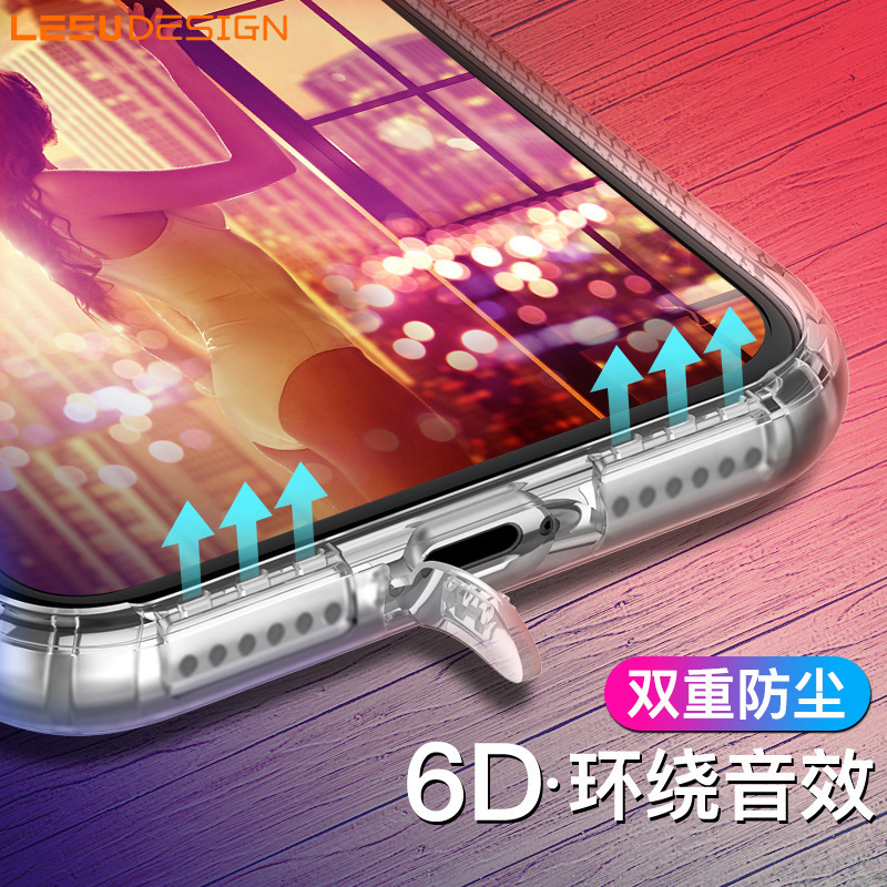 Airbag Anti-Fall Mobile Phone Case Suitable for Iphonexs Apple Xsmax Transparent Tpu Protective Case Xr Dustproof Soft Case 8P