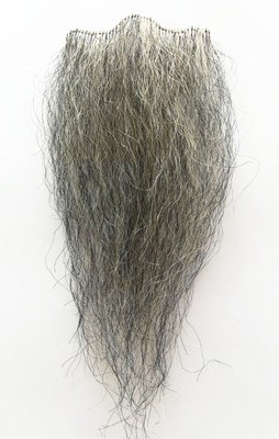 Long white muffin fake beard simulation false beard invisible realistic beard prop film and television makeup beard