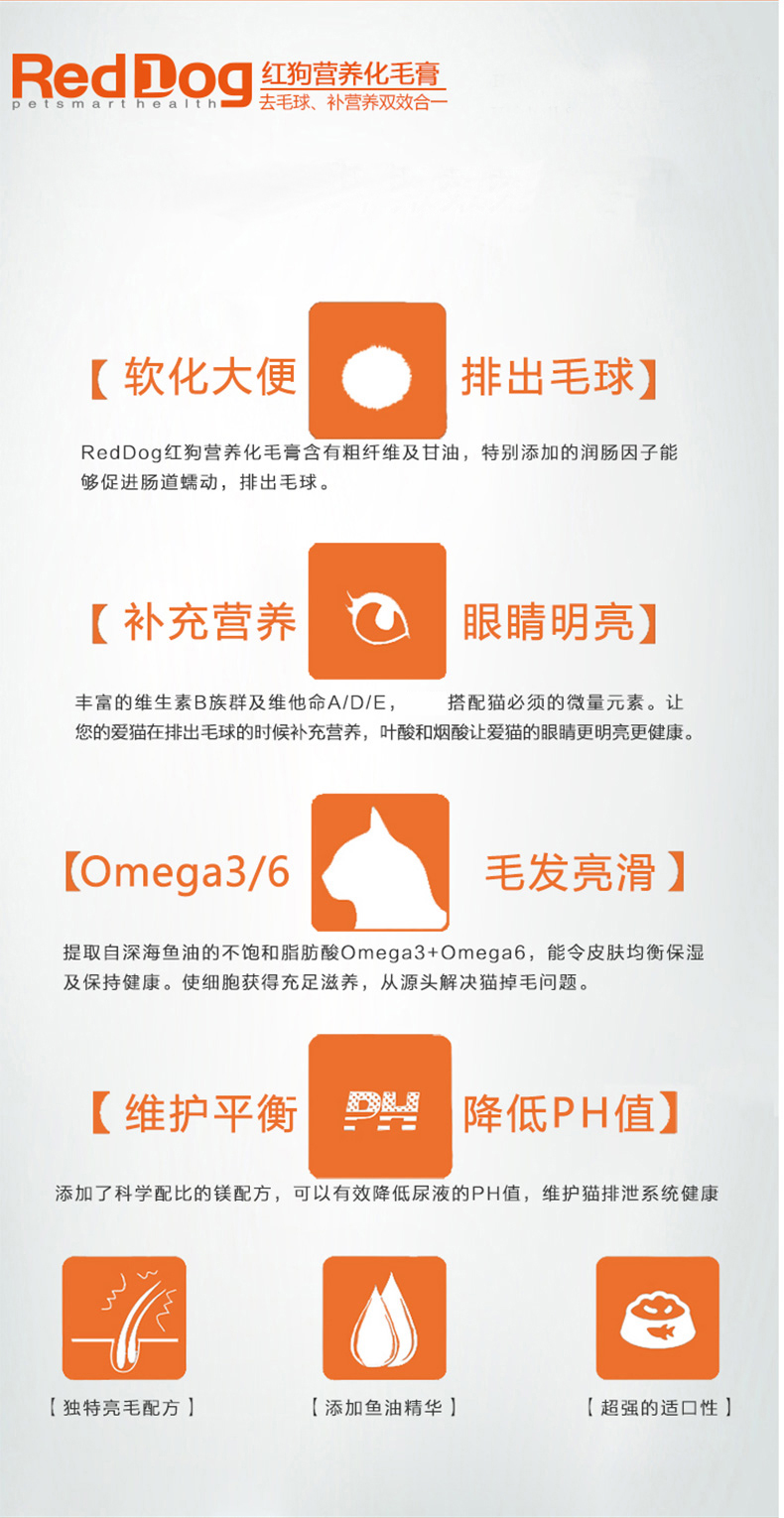 Kem dưỡng lông chó mèo đỏ tác dụng nhanh nhổ lông bóng điều hòa dạ dày vitamin tiêu hóa cho mèo cưng kem dinh dưỡng - Cat / Dog Health bổ sung sữa chó con