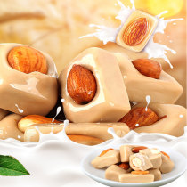 Yiyang almond kernel Youguo souffle crispy sugar 1 catty about 70 happy sugar Marzipan bulk hard candy snacks