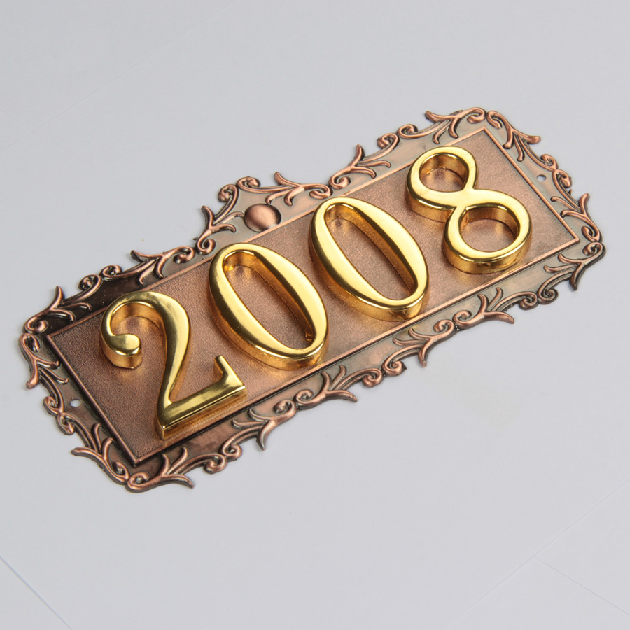 Villa Residential Creative Number Customized HouseRoom NumberNumberNumberNumberNumberNumberNumberDigital Self-Clay Brand