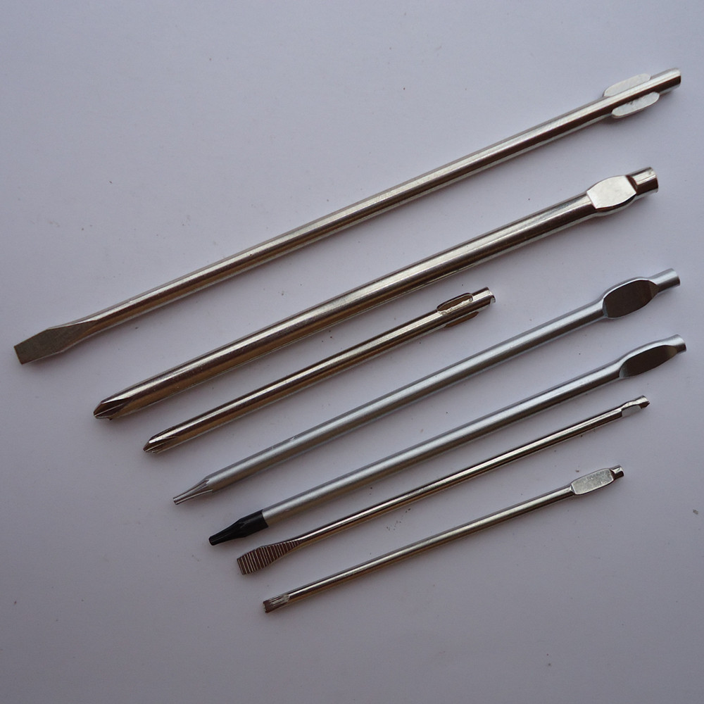 2mm2 5mm 3mm 4mm Phillips Phillips screwdriver blade tail flat knurled