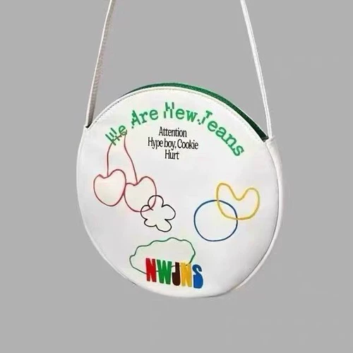 Новая сумка для джинсов Корейскую женскую группу концерт ковбойской девушки вокруг маленькой круглой сумочки для печати мешков