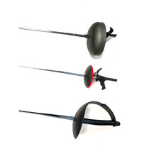 Black diamond anti-rust competition foil epee saber sword strip whole sword children and adults fencing competition training electric whole sword