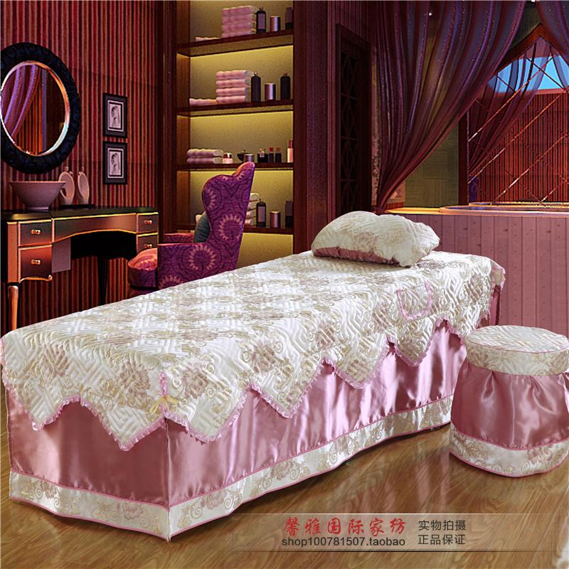 Vẻ đẹp trải giường bốn bộ của bông rửa sạch bông cotton chà nhám vẻ đẹp salon massage cơ thể trải giường