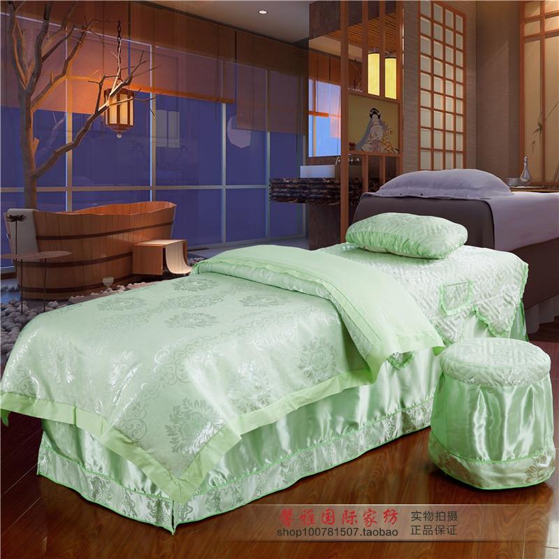 Vẻ đẹp trải giường bốn bộ của bông rửa sạch bông cotton chà nhám vẻ đẹp salon massage cơ thể trải giường