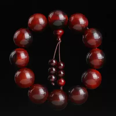 Authentic natural Tibetan old yak horns, beaded hands, men and women with Tibetan bloodshot play 108 pieces