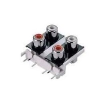 Four-hole lotus socket 4-position Lotus socket Audio signal input socket RCA block AV4