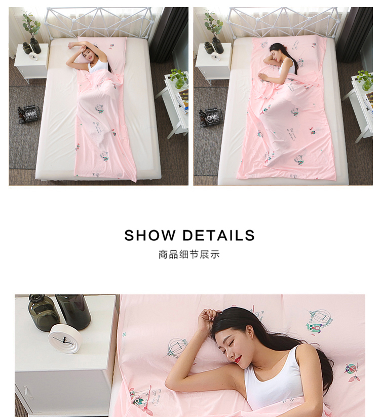 Túi du lịch bẩn Túi xách tay trong nhà đôi khách sạn du lịch khách sạn chống bẩn chăn bông đơn giản túi ngủ naturehike lw180