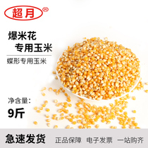 Commercial popcorn special corn kernels Butterfly-shaped commercial bract flower corn kernels Popcorn raw materials 9 kg bags