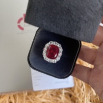 Burmese non-burning pigeon Red Blood Gems ring 18K gold Mozambique Jewelry necklace bracelet to customize